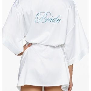 NWT Jezebel Satan Belted “Bride” Robe/Kimono!